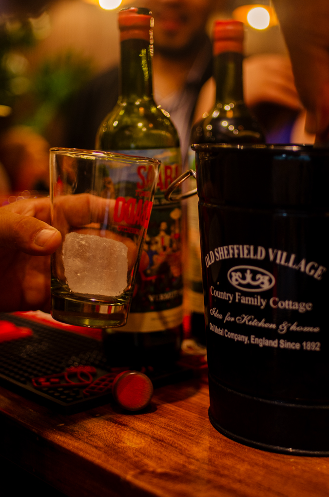 Copa de vermut de la casa en Bácaro Palermo, Nicaragua 4457